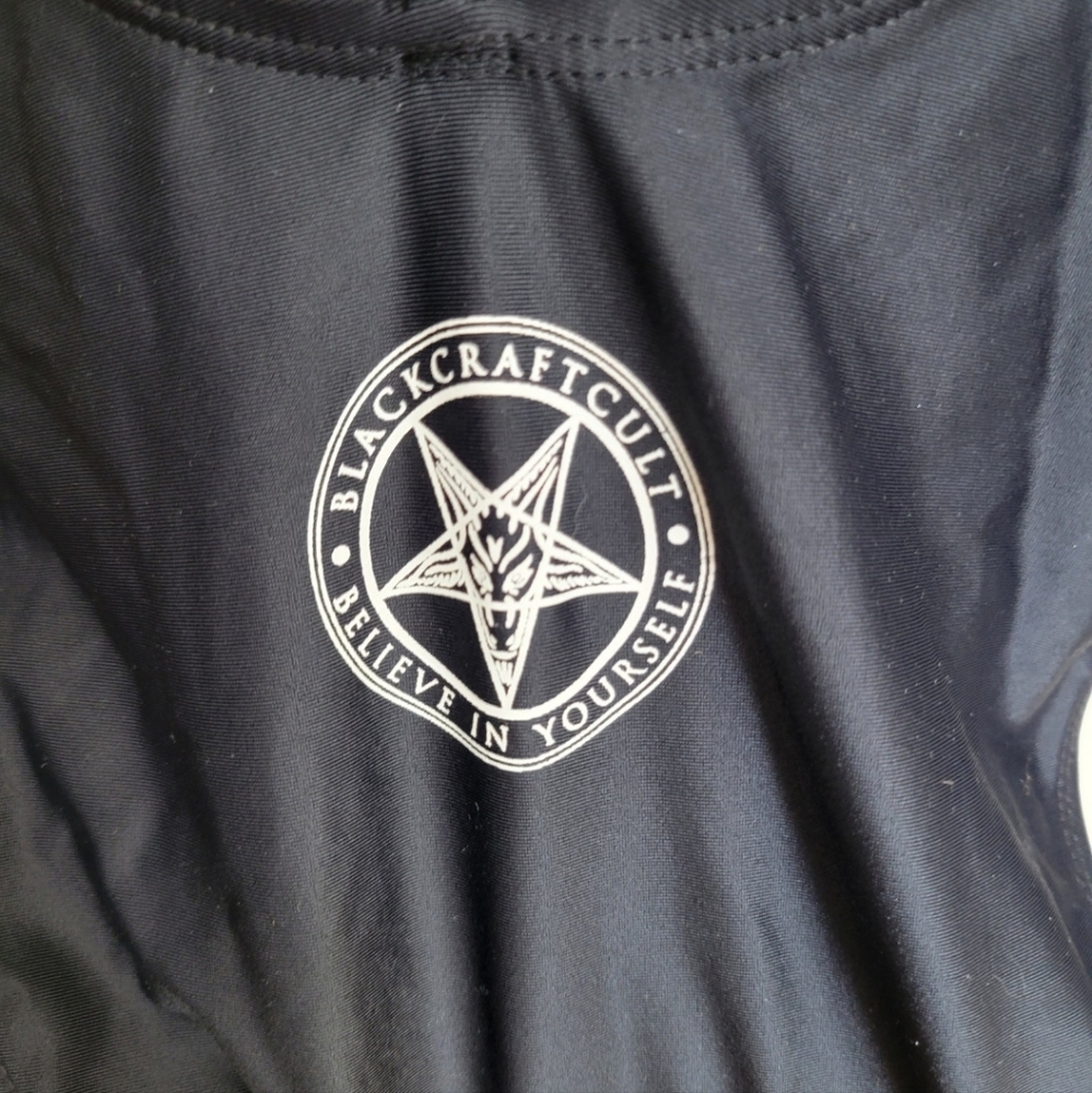 Blackcraft “Never Trust the Living” Bathing Suit Size Medium - Picture 3 of 5